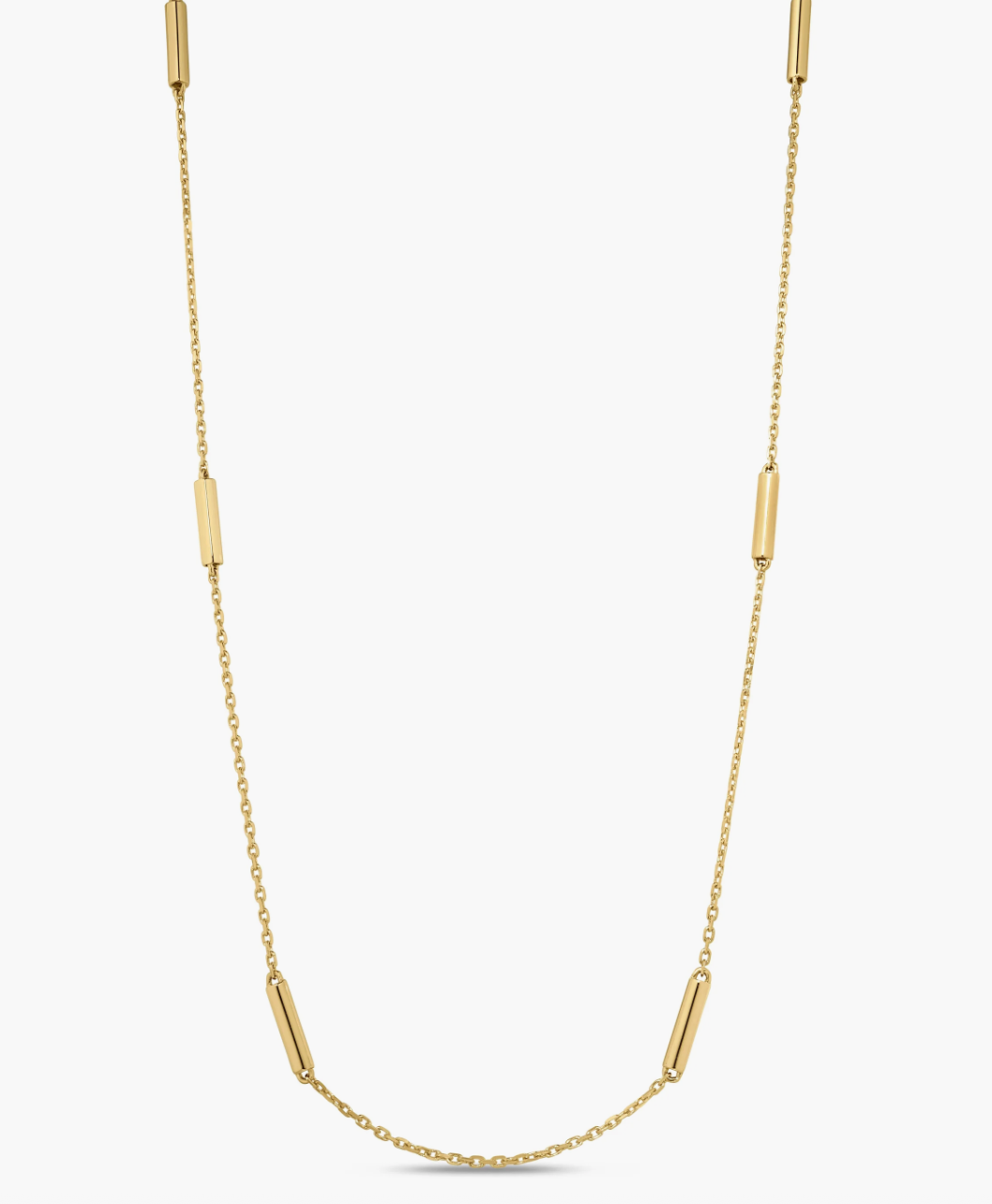 Designer Gold Bar Necklace
