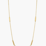 Designer Gold Bar Necklace