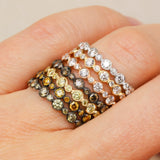 Aurelia White Diamond Band