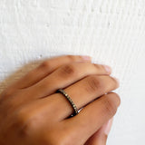 Prong Champagne Diamond Band
