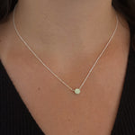 Peridot Cluster Necklace