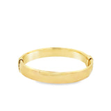 Gold-Plated Wide Dome Bangle