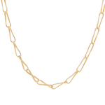 18K Yellow Gold Twisted Coil Link Marrakech Onde Necklace