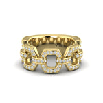 Diamond Link Ring