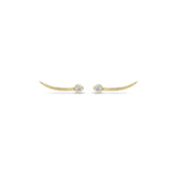 14k Prong Diamond Whisp Studs