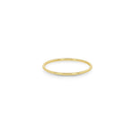 14k Gold Rounded Band Ring Size 3