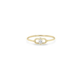 14k Marquise Open Link Ring