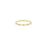14k 12 Spread Out Diamond Band Ring