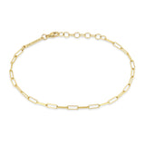 Zoë Chicco 14k Yellow Gold Small Paperclip Chain Bracelet