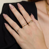 14k Marquise Open Link Ring