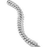 Sculpted Cable Bracelet in Sterling Silver, 14mm