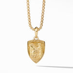 St. Michael Amulet in 18K Yellow Gold, 26mm