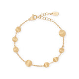 18K Yellow Gold Africa Bead Bracelet