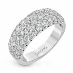 3 Row Diamond Anniversary Ring