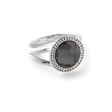 Mini Lollipop Ring (.15 ctw) 925 SILVER With Diamonds