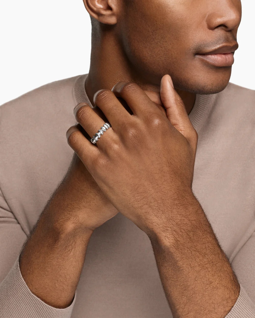 ARMORY® BAND RING Sterling Silver, 6.2mm