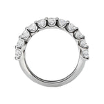14K White Gold Diamond Wedding Band