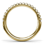 18K Yellow Gold Diamond Wedding Band