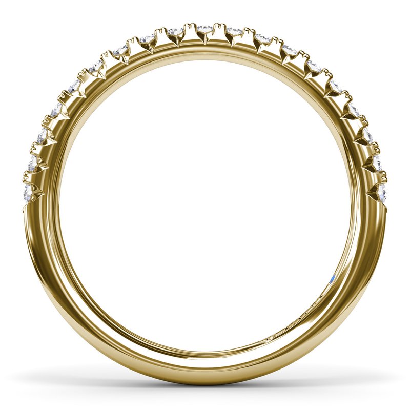 18K Yellow Gold Diamond Wedding Band
