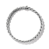 Sculpted Cable Bracelet in Sterling Silver, 8.5mm