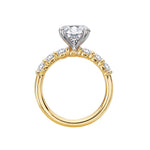 14K Yellow Gold Diamond Semi-Mount Engagement Ring