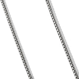 Box Chain Necklace in Sterling Silver, 3.6mm