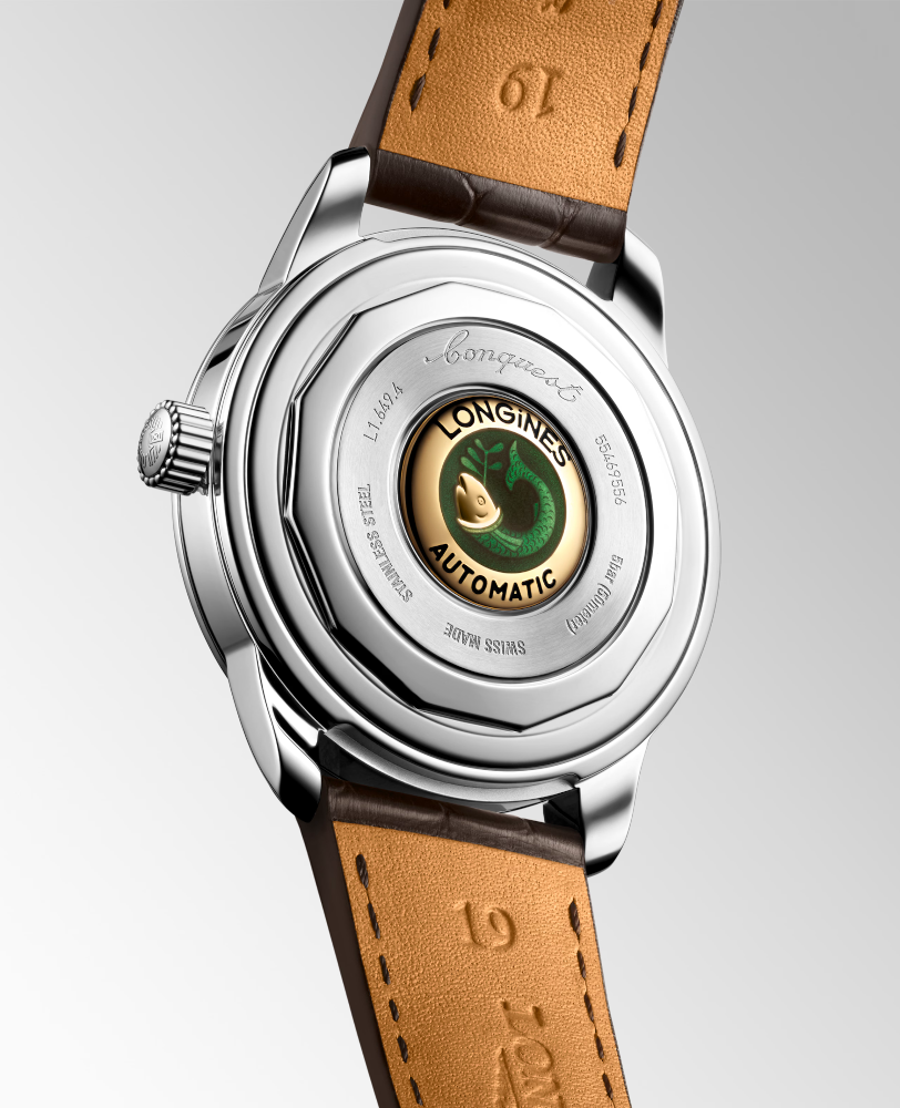 CONQUEST HERITAGE, automatic watch, Ø 38.00 mm, stainless steel.