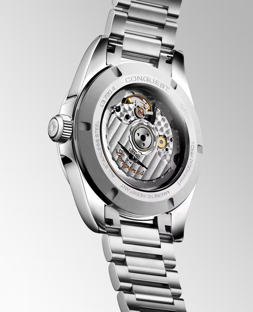 Conquest Automatic watch, Ø 38.00 mm, Stainless steel.