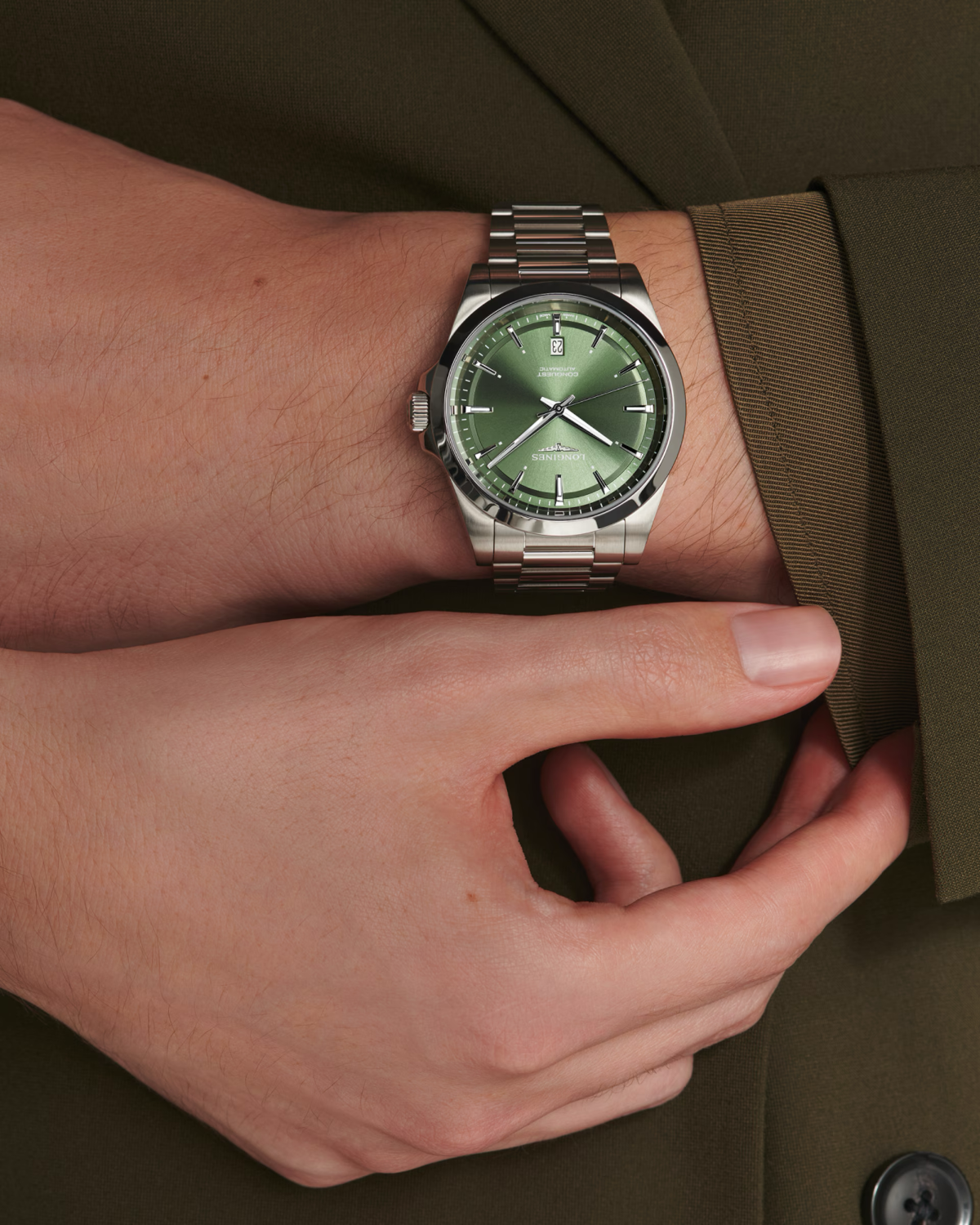CONQUEST, automatic watch, Ø 41.00 mm, stainless steel.