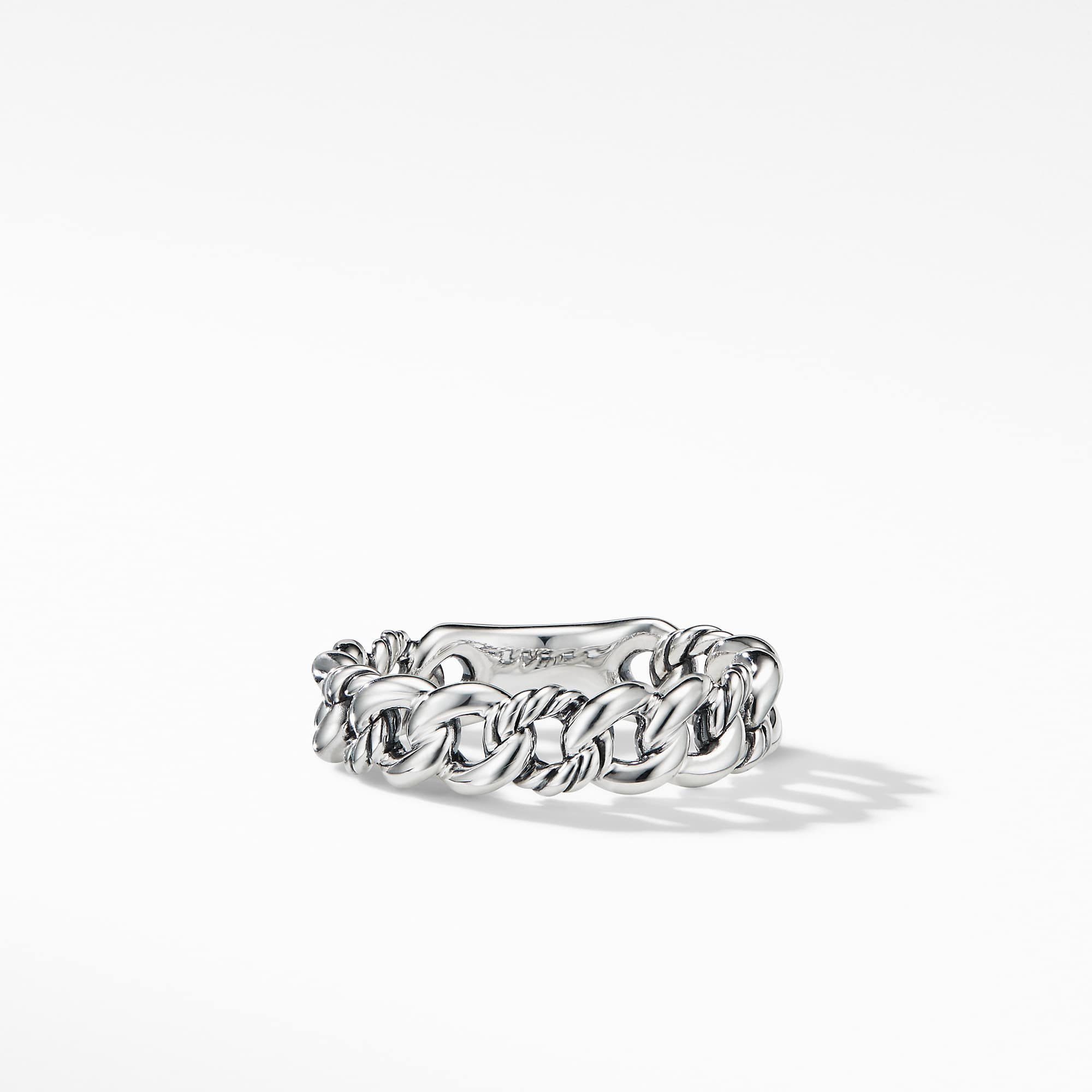 Belmont® Curb Link Band Ring in Sterling Silver, 5mm