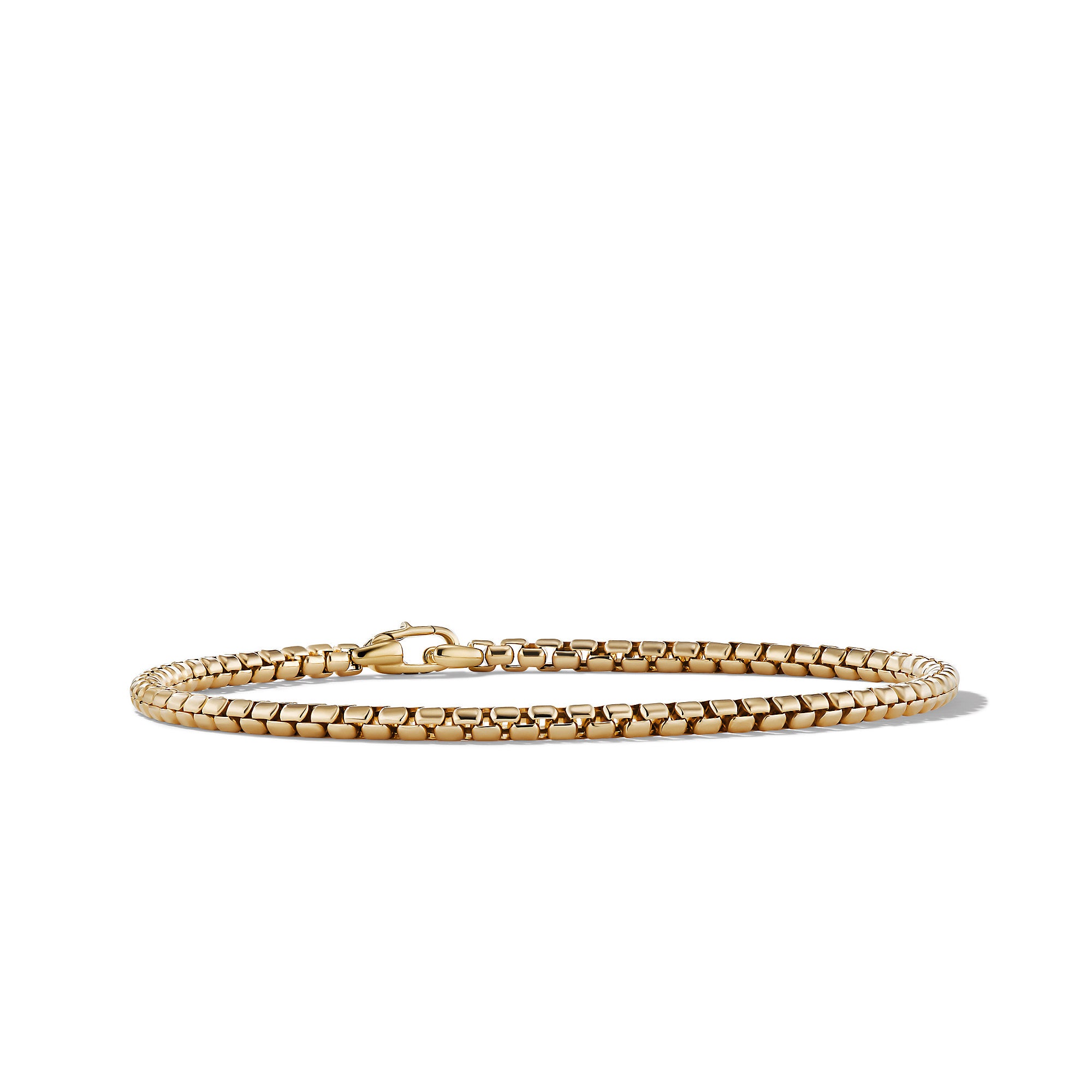 DY Bel Aire Box Chain Bracelet in 18K Yellow Gold, 2.7mm