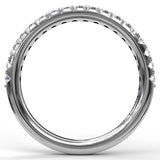18K White Gold Diamond Wedding Band