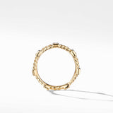 Cable Collectibles® Stations Stack Ring in 18K Yellow Gold with Diamonds, 2mm