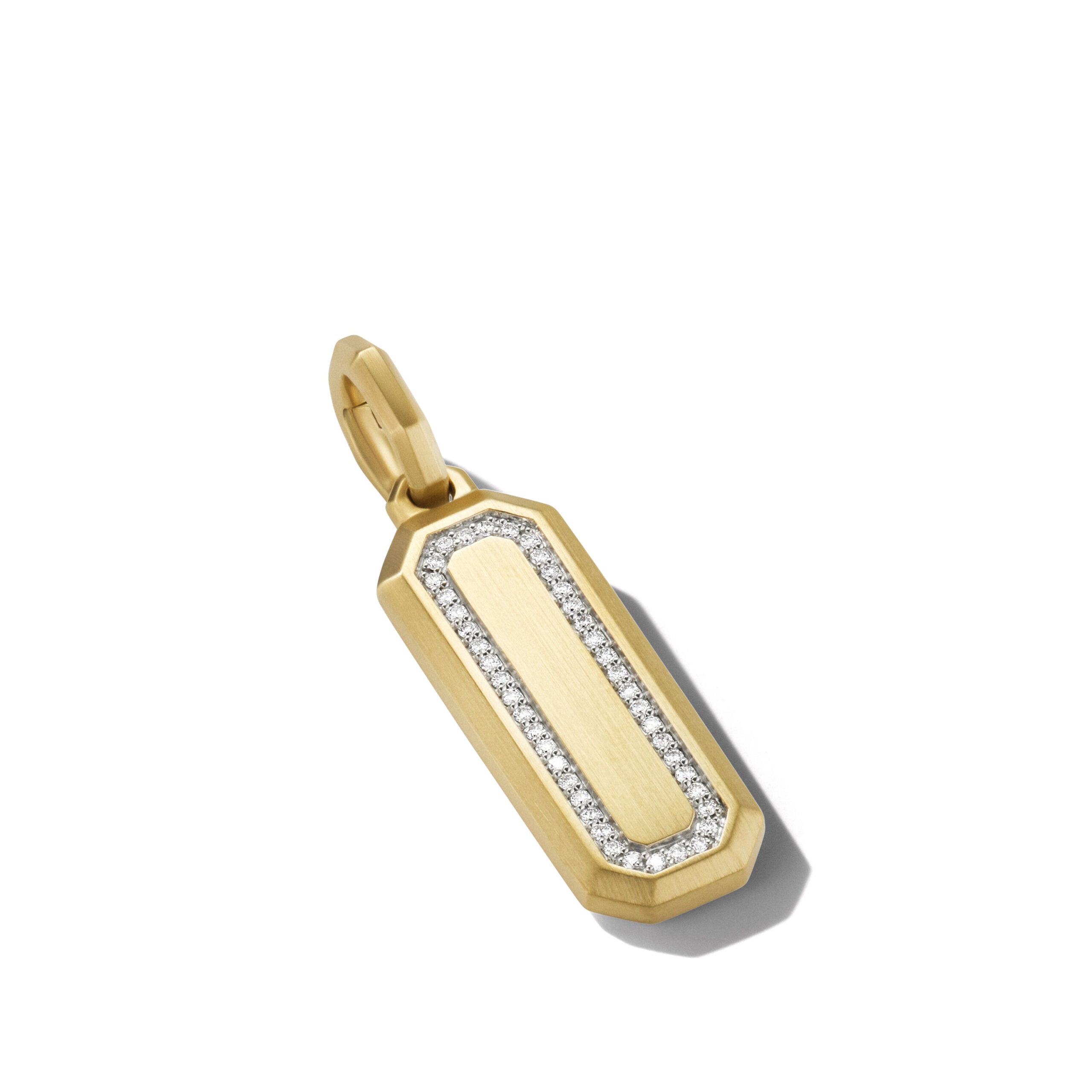 Streamline® Amulet in 18K Yellow Gold with Diamonds, 39mm