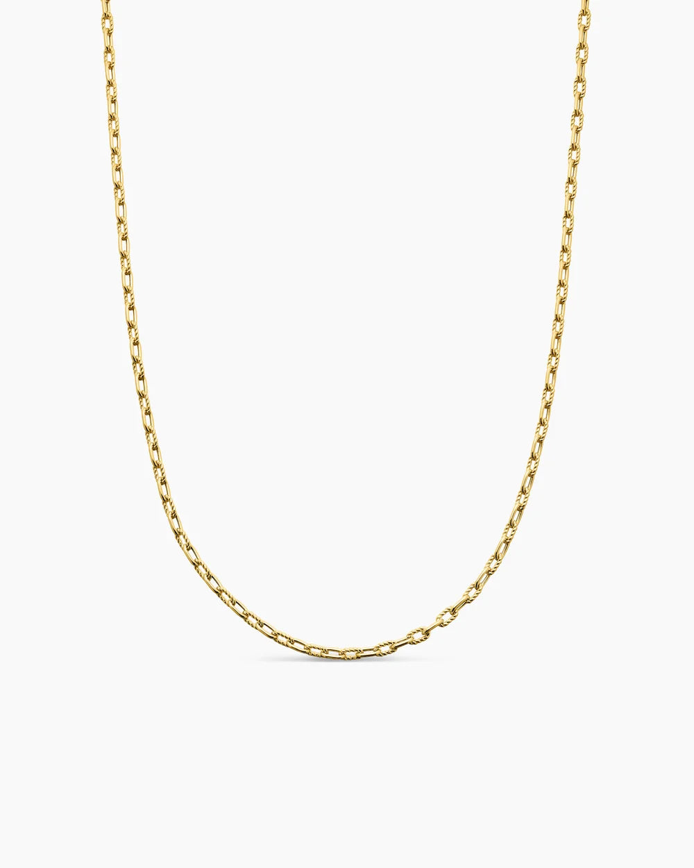 DY MADISON® CHAIN NECKLACE 18K Yellow Gold, 3mm