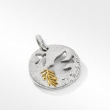 Elements Dove Pendant with 18K Yellow Gold