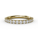 18K Yellow Gold Diamond Wedding Band