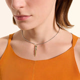Love Knot Adjustable Two-Tone Chain Necklace