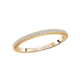 14K Yellow Gold Diamond Wedding Band