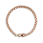 Box Chain Bracelet in 18K Rose Gold, 5mm