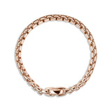 Box Chain Bracelet in 18K Rose Gold, 5mm
