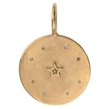 Compass Round Charm