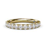 18K Yellow Gold Diamond Wedding Band