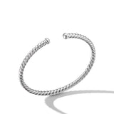 Cable Flex Bracelet in 18K White Gold, 4mm
