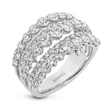 Multi-Row Diamond Anniversary Ring