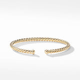 Cable Flex Bracelet in 18K Yellow Gold, 4mm