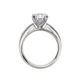 14K White Gold Diamond Engagement Ring