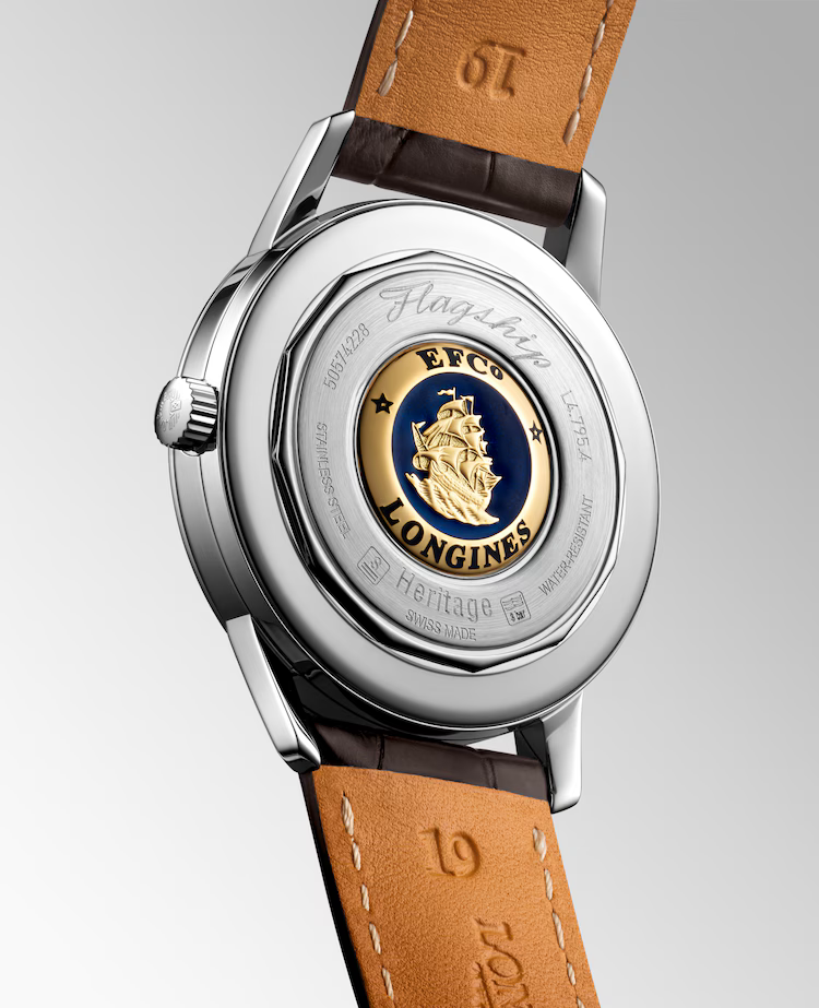 FLAGSHIP HERITAGE- L4.795.4.78.2 Automatic watch, Ø 38.50 mm, stainless steel