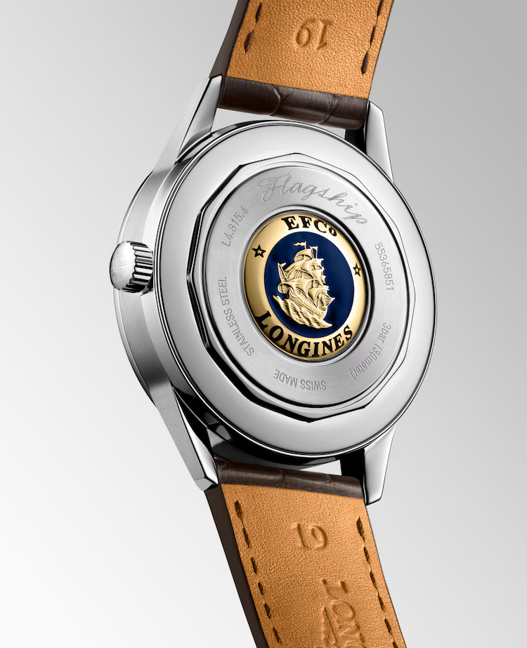 FLAGSHIP HERITAGE MOONPHASE- L4.815.4.78.2 Automatic watch, Ø 38.50 mm, stainless steel,
