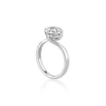 Twisted Solitaire Engagement Ring